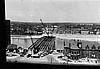 Aerial view of Main St. Bridge 1957